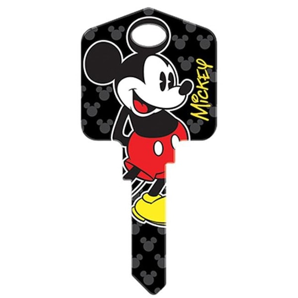 Hillman Fasteners 87625 Disney Key  KW1 Mickey Mouse Painted Key Blank Pack of 5